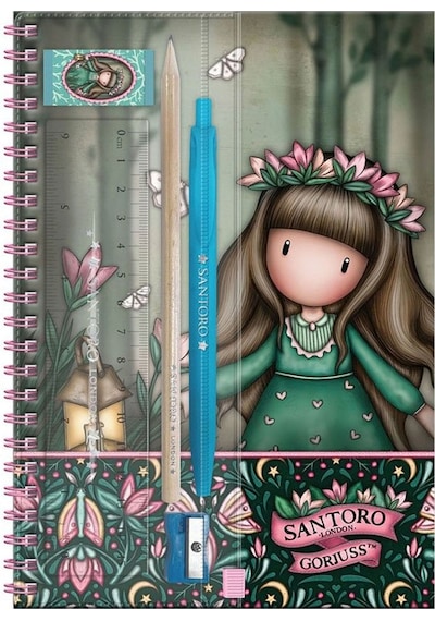 Santoro Gorjuss Woodland Wildflower A5 Defter Ve Kırtasiye Seti 1344gj04