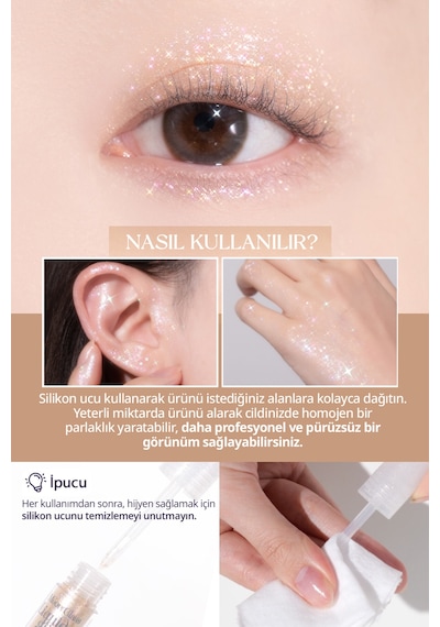 Clio Moon Glass Liquid Glitter Sweet Cloud 02 Moon Flare