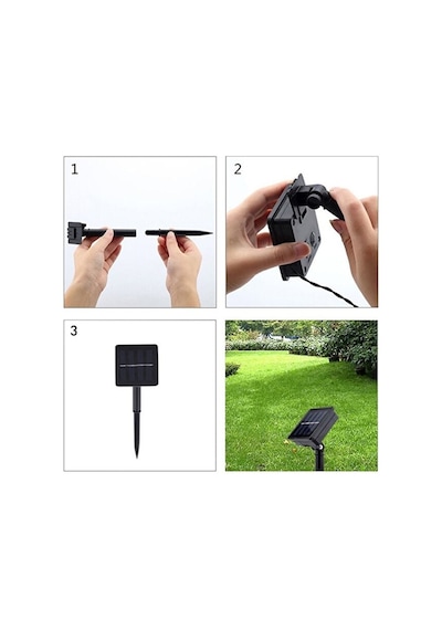Solar Güneş Enerjili Dış Bahçe 8 Modlu 10 Metre Rgb 120 Led Dekoratif Aydınlatma