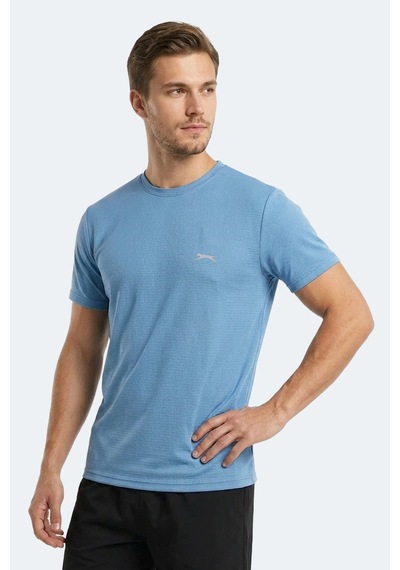 Slazenger Hugger Erkek Mavi Tişört