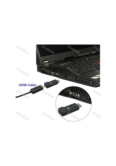 Displayport To Hdmı 4K 4946P Adaptör Kablosu Uç Display Port Çevi
