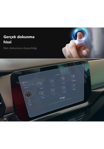 Volkswagen T-cross 8 İnç Multimedya Ekran Koruyucu Nano 2024