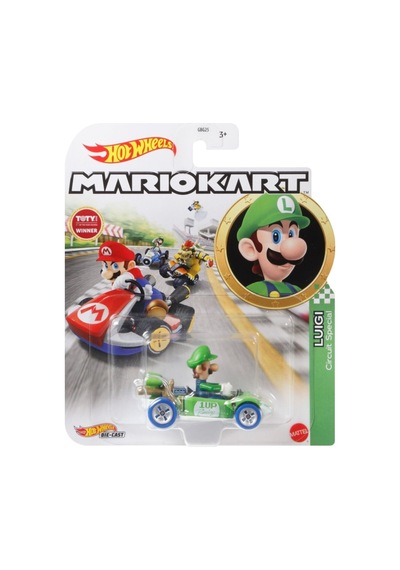 Mario Kart Karakter Araçlar Gbg25 - Luigi - Circuit Special Beyaz