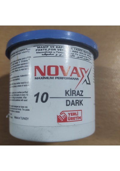 Novax Ahşap Tamir Macunu Kiraz Renk 200 Gram 1 Adet Türk Malı