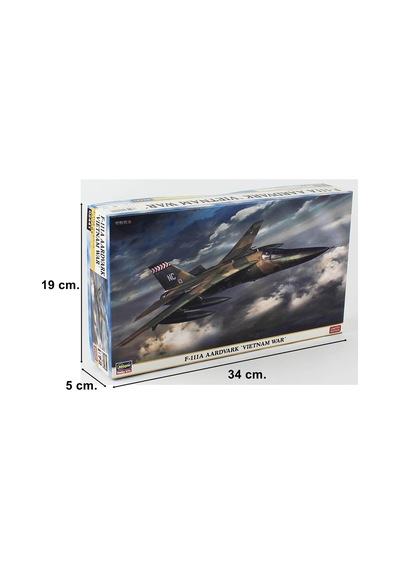 Hasegawa 2441 1/72 Ölçek, F-111a Aardvark Vietnam War Savaş Uçağı Plastik Model Kiti