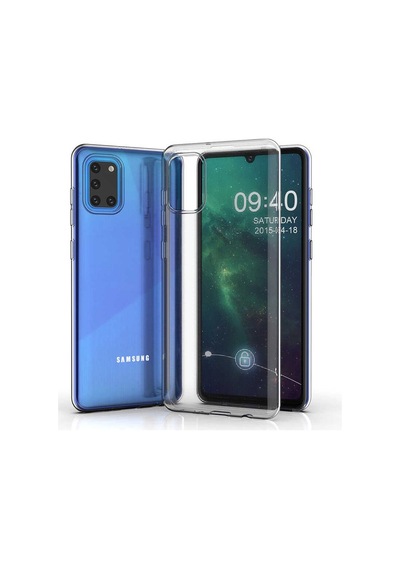 Galaxy A31 Kılıf Zore Şeffaf Ince Ve Esnek Süper Silikon Kılıf Renksiz