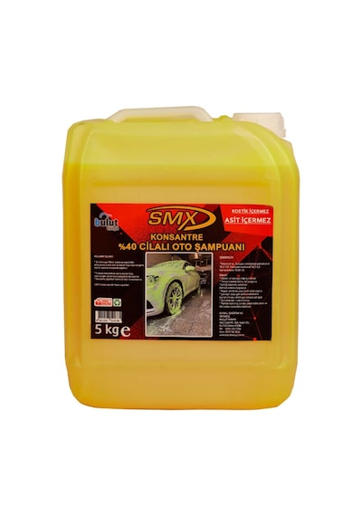 Smx %40 Cilalı Oto Yıkama Şampuanı 5 Litre