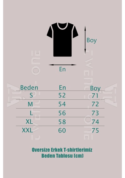Flood Of Style Erkek Beyaz Oversize Savage Baskılı T-shirt