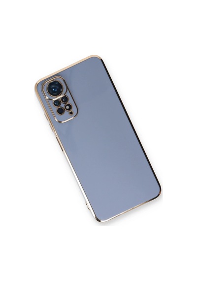 Newface Xiaomi Redmi Note 11 Kılıf Volet Silikon Glblseme - 10 - Mavi