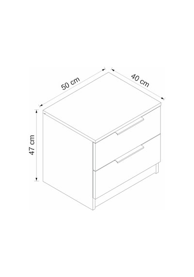 Minar Kale Plus Komodin 2 Çek-dore