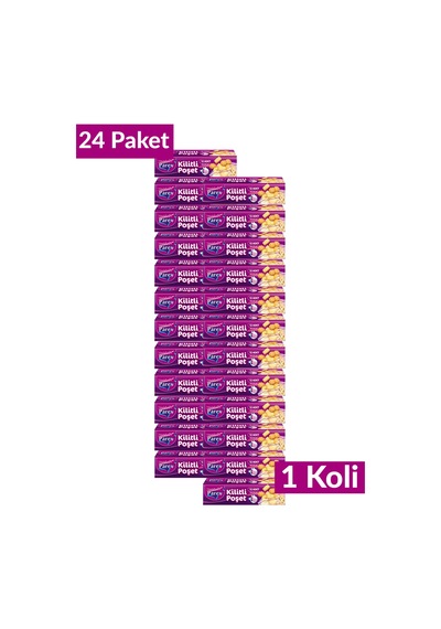 Kilitli Buzdolabı Poşeti Küçük Boy 12'li 20 X 25 Cm 24 Paket 1 Koli