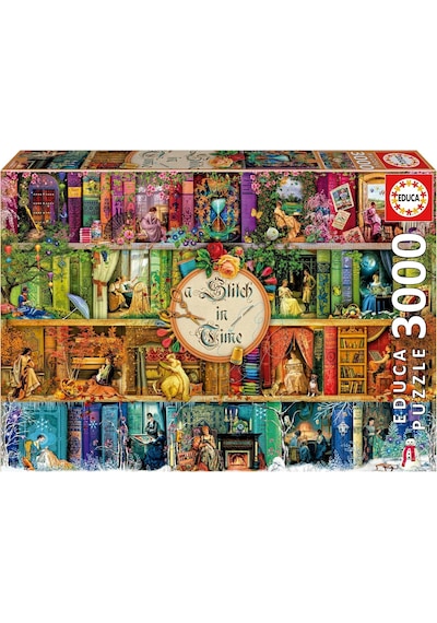 Educa 3000 Parça Dikiş Zamanı Puzzle - 19946 - A Stitch In Time