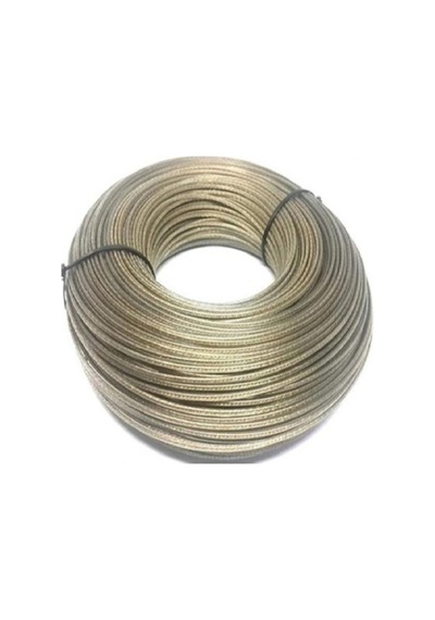 Çamaşır Teli -çelik -pvc Kaplı -3mm Kalınlık -20metre Uzunluk -kahverengi 20 Kz Diğer