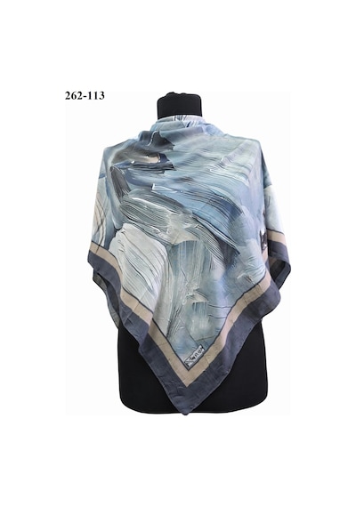 Moonscarfs Moonscarf Desenli Bambu Pamuk Eşarp 262-113 Çok Renkli