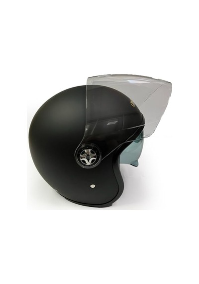 Kask Mat Siyah Çift Vizörlü Stil Terletme Yapmaz Pedler Diğer