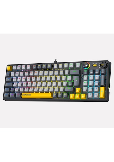 Bronzturq Mk1141 Rgb Antı-ghostıng 3n1 Wired + 2.4g + Bluetooth Mekanik Klavye