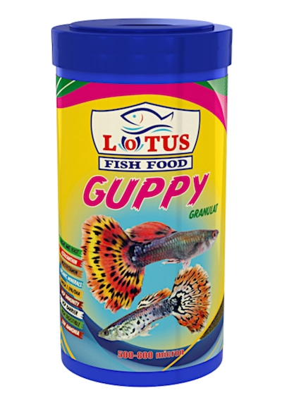 Lepistes-melek-plati-moli Balık Yemi 125ml, Guppy, Yavru, Vitamin
