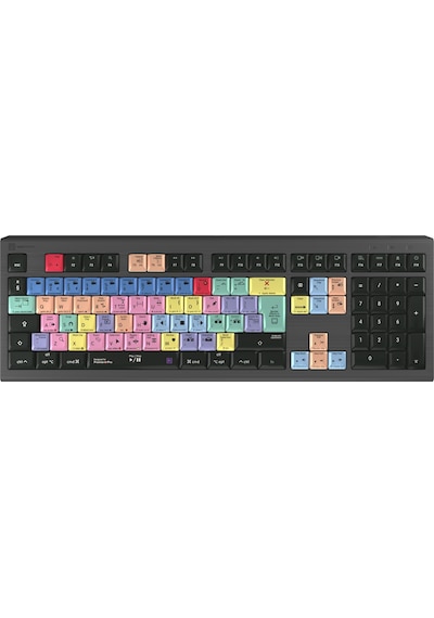 Logickeyboard LKB-PPROCC-A2M Adobe Premiere Pro CC Kablolu Mac Astra 2 Arka Aydınlatmalı Klavye