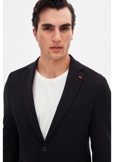 Twn Slim Fit Siyah Düz Takim Elbise 4ec05e301545m 001