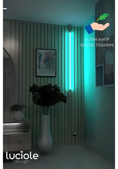 Köşe Led Işık Uzaktan Kumandalı 16 Renk 4 Animasyon Yapışkanlı Lightrgbkı