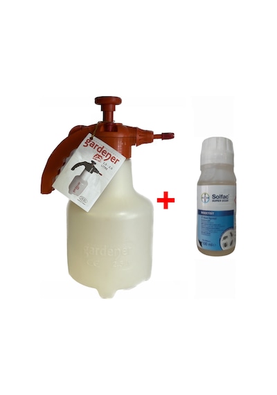 Bayer Solfac Super EC25 100ml Hamamböceği,Karasinek Ilaci ve 2,5Lt Gardener Basınçlı İlaçlama Pompa