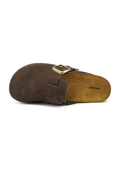 Terlik Kadın 17d5 Frau Velour-s T.moro Dark Brown Koyu Kahverengi