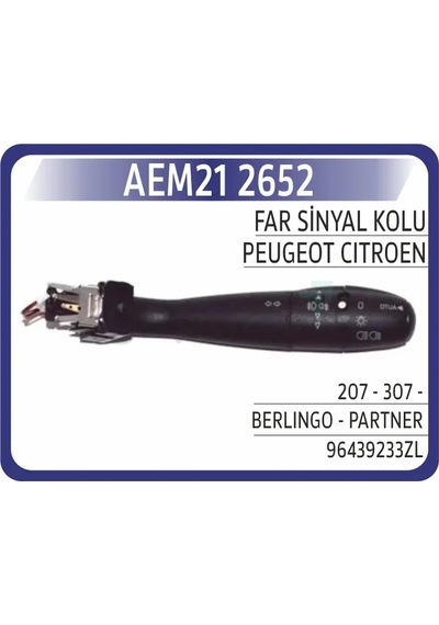 Far - Sinyal Kumanda Kolu Tek P307 2000 P206 1998 Partner - Berlıngo 1996 Platinli