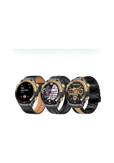 Hainoteko Rw-68 Gold Premium Akıllı Saat + 3 Kordon Set (İthalatçı Garantili)