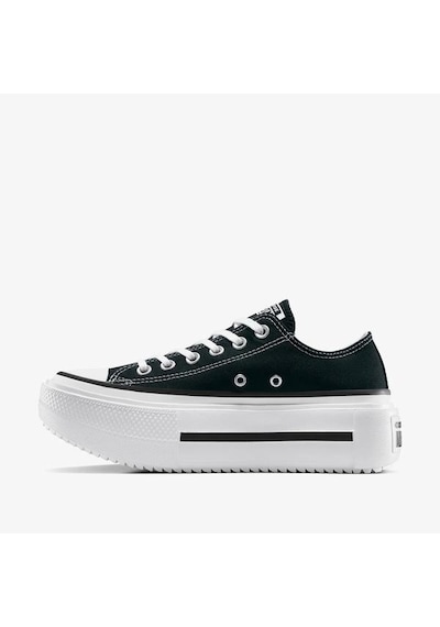 Converse Ayakkabı Chuck Taylor All Star Lift Double Stack Pl Siyah