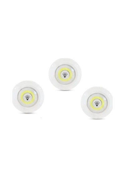 Kablosuz Uzaktan Kumandalı 3lü Led Lamba Seti 3'lü Set