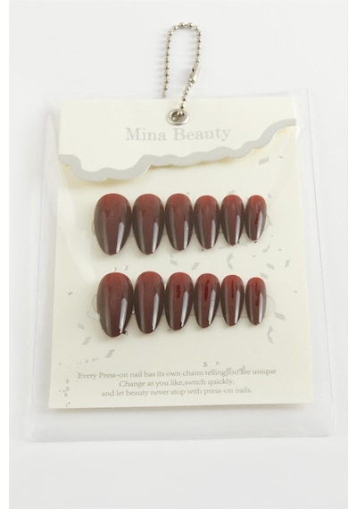 Mina - 286 - Beauty Kedi Gözü - Csmo-tex - Takma Tırnak-bordo