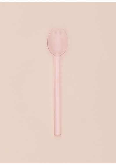 The Mia Abiete Dondurma Ve Tatlı Kaşığı Pembe 6lı Set Pembe