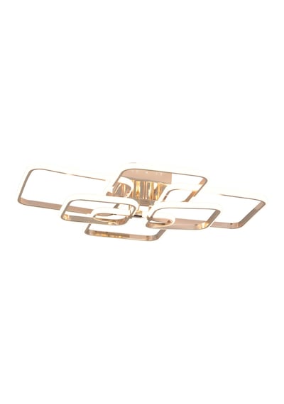 Pl 01 6 Model Gold 3 Renkli Salon Ve Oturma Odası İçin İdeal Alüminyum Avize, 75x10 Gold