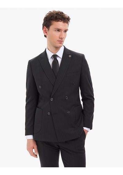 Pierre Cardin Erkek Siyah Takım Elbise 50316758-vr046