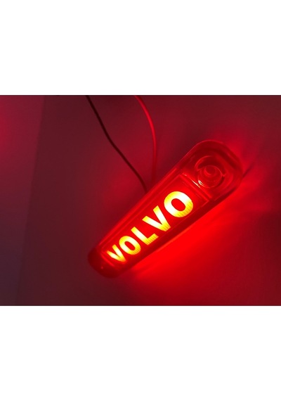 Ahmet Otomotiv 5 Adet Volvo Yazılı Parmak Led Kırmızı Renk