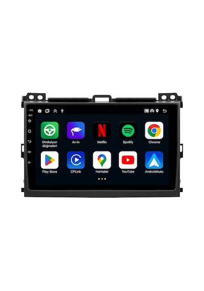 Toyota Land Cruiser Prado 2003-2009 Android Multimedya Carplay Android Auto 8gb Ram 128gb Pro 9"