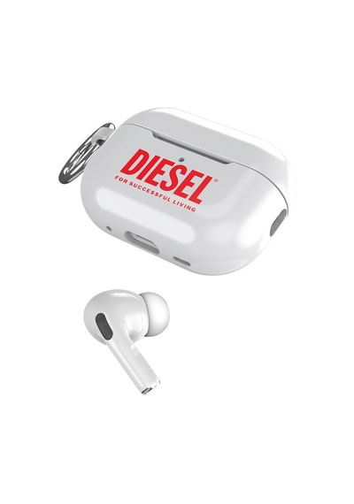Diesel Apple AirPods Uyumlu Pro / Pro 2 İçin Biscotto Kılıf - Beyaz