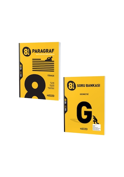 Hız Lgs 2023 8. Sınıf Paragraf + Geometri Soru Bankası 2 Kitap