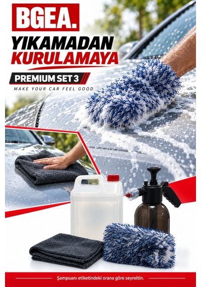 Bgea Premium Köpük Ve Yıkama Seti 3