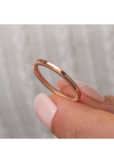 Gümüş Rose Ajda Kadın Yüzük T8758 Rose