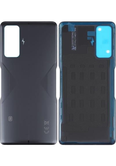 Xiaomi Poco F4 Gt Siyah Arka Pil Kapağı Batarya Kapağı Siyah