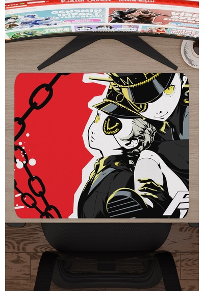 Persona 5 Kaymaz Dikişli Kauçuk Oyuncu Mousepad V5 - 48x40 Xl Gaming Mouse Pad Fare Altlığı