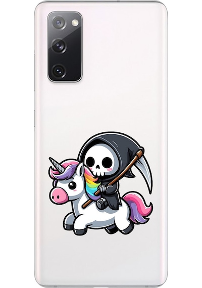 Galaxy S20 Fe Uyumlu Şeffaf Kılıf Şeffaf New Minies 1 Tasarımlı