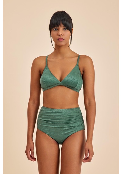 Amarelle Bali Yeşil Yüksek Belli Toparlayıcı Bikini Alt Yeşil