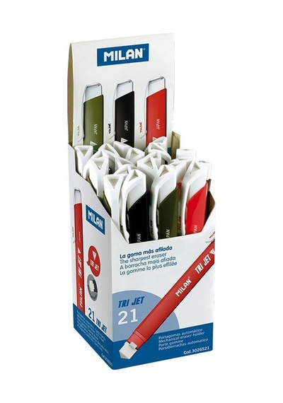 Mılan 3026521 Trı Jet Basmalı Silgi - 21adet
