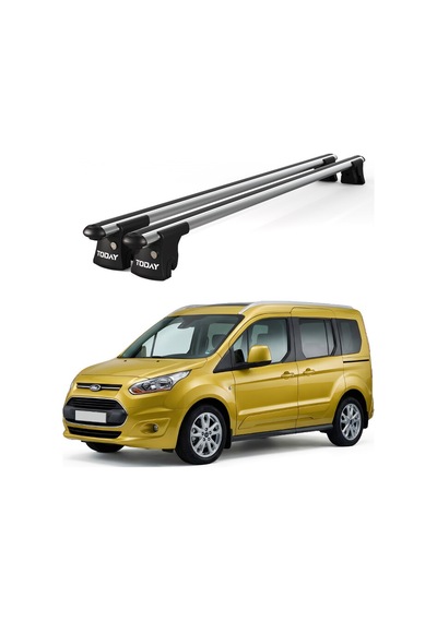 Trio-ıı Ford Turneo Connect 2013 Ve Sonrası Uyumlu Kilitli Ara Atkı 135cm Port Bagaj Tavan Barı