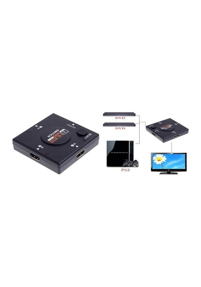 Hdmi Switch Çoklayıcı Çoğaltıcı 4285A Splitter 3 Port Çoklama Çok