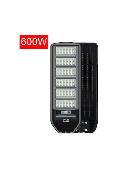 Tr 2'li Paket Dls 600w Güneş Enerjili Solar Sokak Ve Bahçe Lambası, Lifepo4 Bataryalı, Ip66, Hareket Sensörlü, Uz