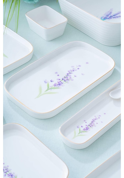 Acar Lavander 45 Parça Kahvaltı/yemek Takımı Çok Renkli