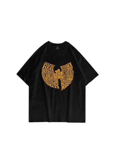 Startmore Unisex Wu-tang Clan 20 Years Siyah Tshirt Siyah